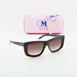 Missoni MIS 0111/S 0086 HA Cat Eye Sunglasses - Havana/Brown
